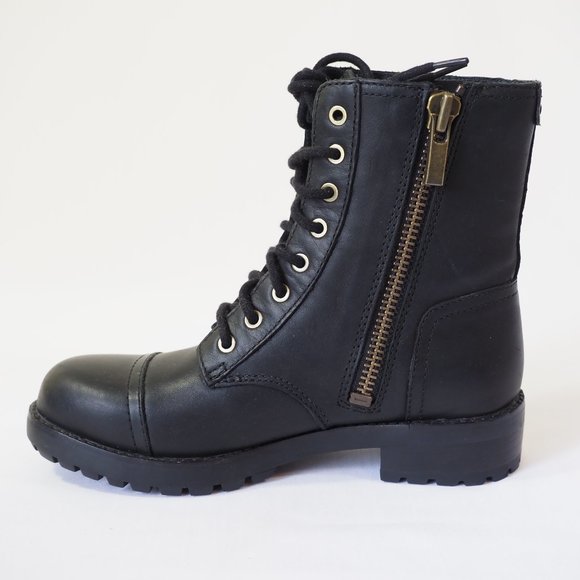UGG Black Combat Boots - Picture 4 of 10